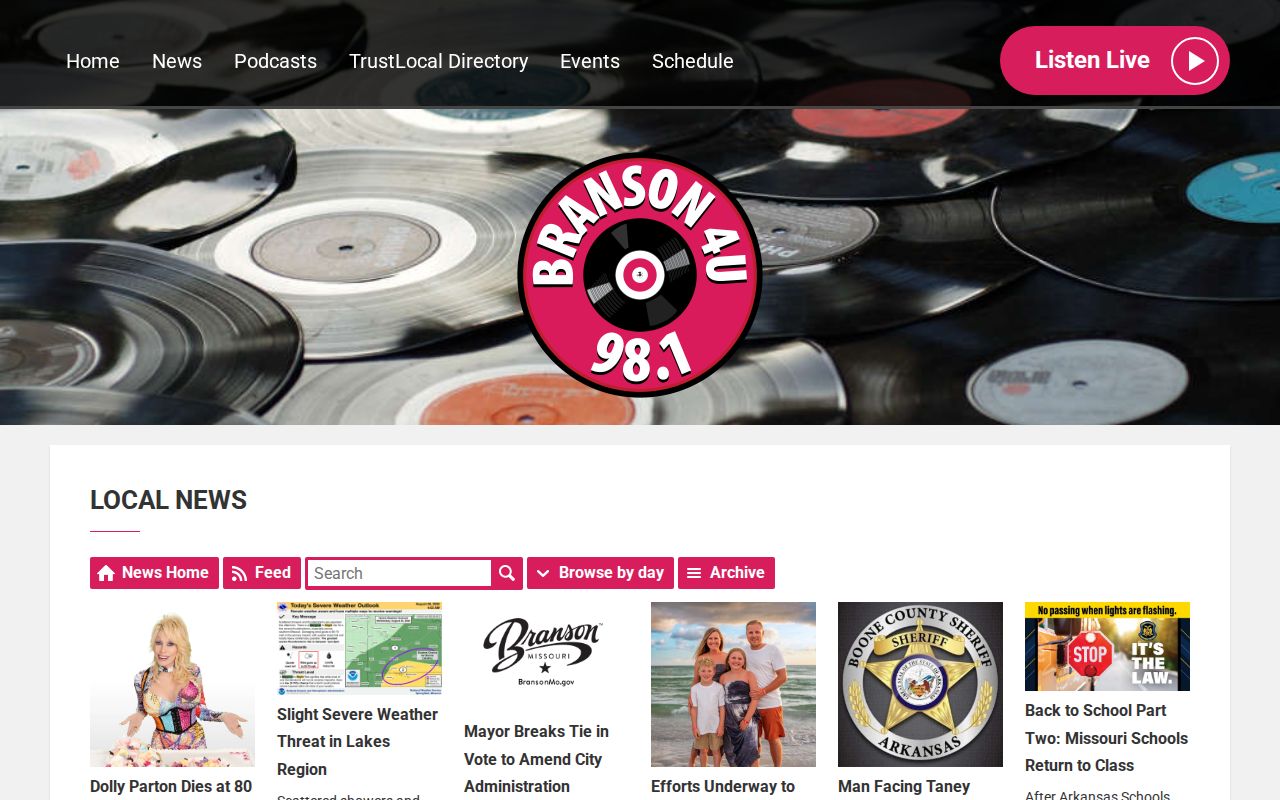 Taney County crime news source on the Branson4U local-news page