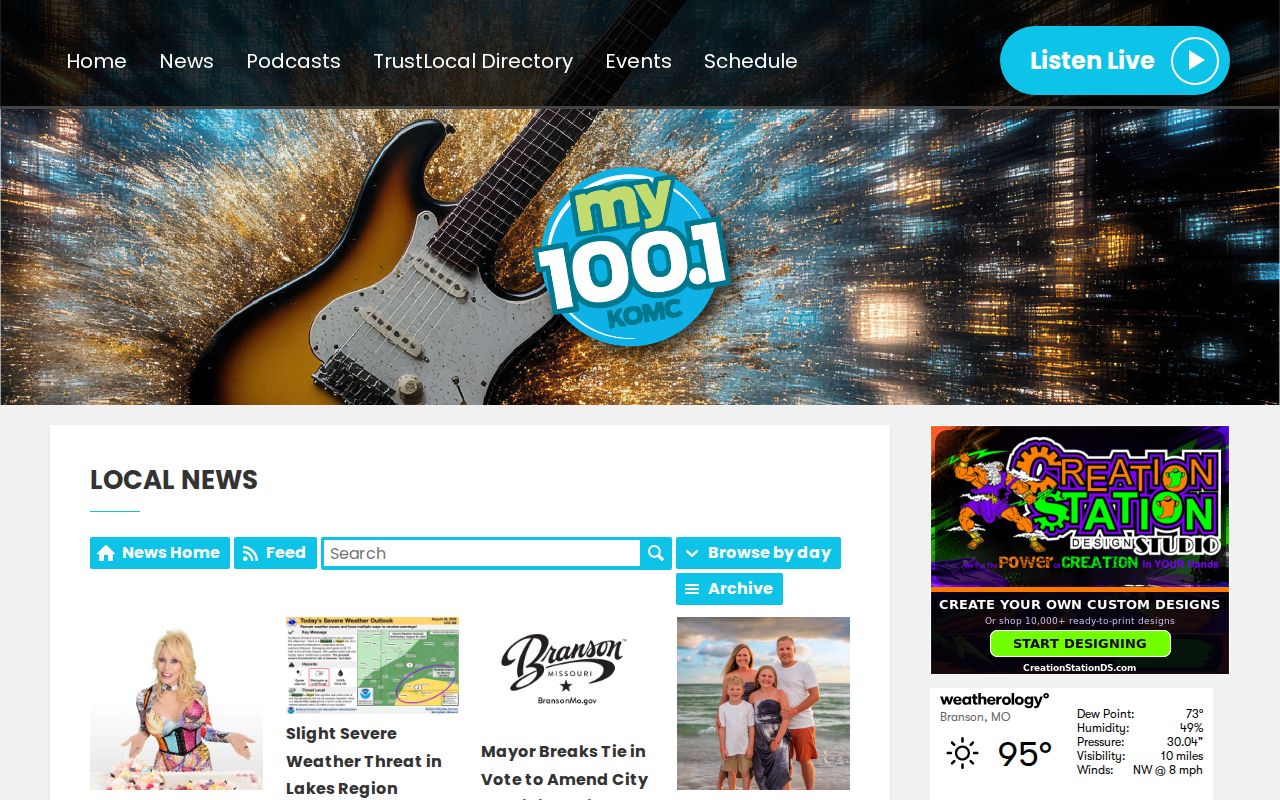Taney County crime news source on the KOMC local-news page